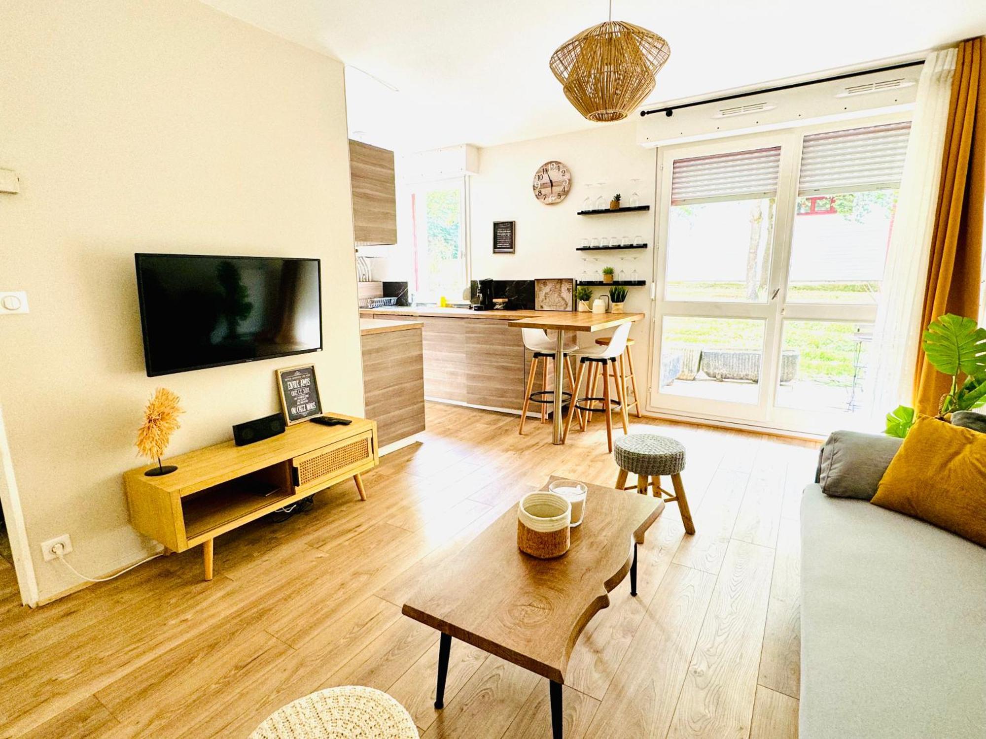 Bel Appartement Proche Parc & Lac レンヌ エクステリア 写真